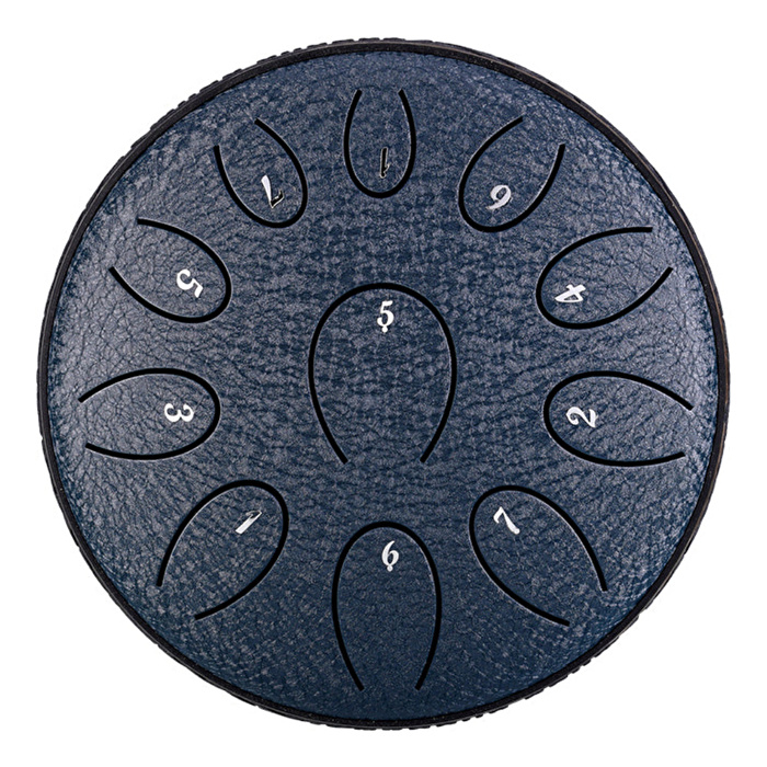 HLURU TWY11-6 NAVY BLUE - Round Tongue Series 6" 11 Notalı D Majör Navy Blue Tongue Drum